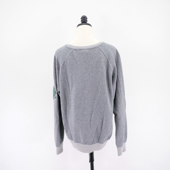 Harry Potter Slytherine Gray Round Neck Fleece Lined Large Sweater Cotton - Picture 8 of 11